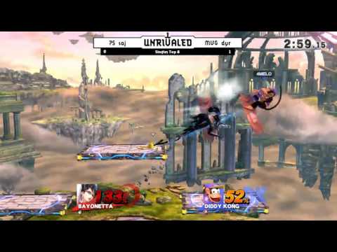 Unrivaled 2 WiiU - 7S saj (Bayonetta) vs MVG dyr (Bayonetta) - Winners Semis