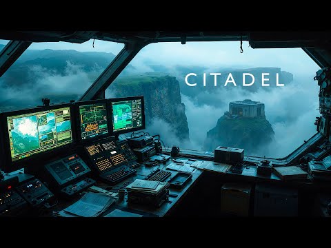 CITADEL Mountain Outpost | Relaxing Sci-Fi Ambience for Focus & Sleep 4K