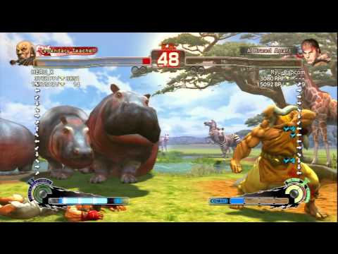 HERU_X [Gouken] Vs Ryu-Capcom [Ryu] SSF4 AE 2012 Ranked Matches - PSN