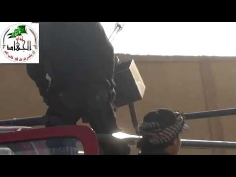 استهداف اللواء 93 برشاش 23 من قبل لواء الجهاد في سبيل الله في عين عيسى في ريف الرقة