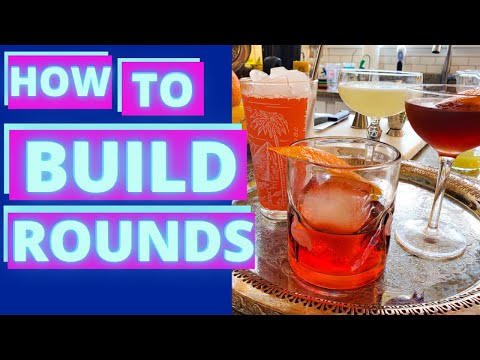 HOW TO BUILD COCKTAIL ROUNDS | MAKING MULTIPLE COCKTAILS AT ONCE | BARTENDING TUTORIAL