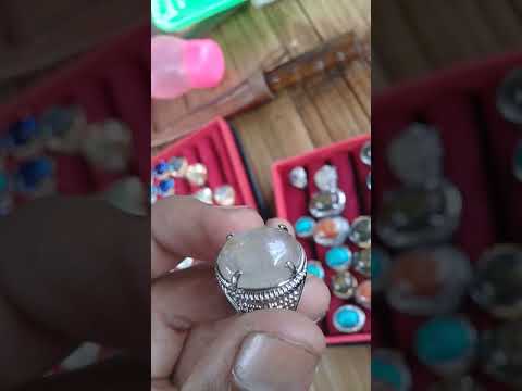 Batu akik serat Emas asli 100% Natural