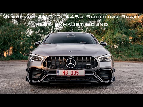 2021 Mercedes-AMG CLA 45s Shooting Brake: Pure exhaust sound!