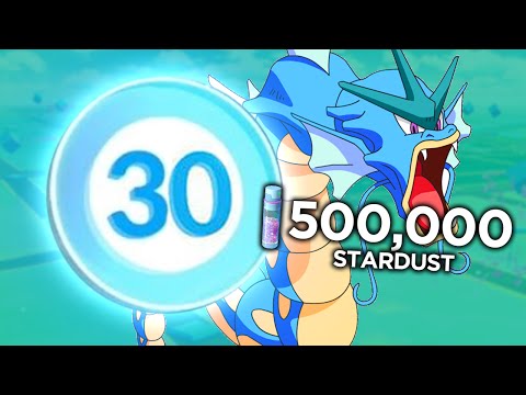 Pokemon GO - LEVEL 30 ACCOUNT WITH 500,000 STARDUST! (Pokemon GO Gameplay)