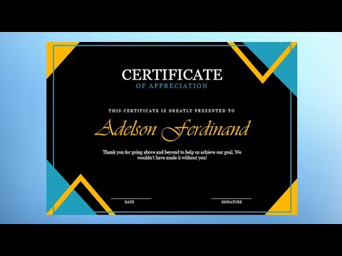 Certificate Design From Scratch | MS Word #mswordtutorial