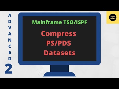 Compress PS/ PDS Datasets in TSO/ISPF - Mainframe TSO/ISPF Advance Tutorial - Part 2