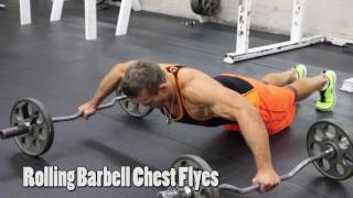 Rolling Barbell Chest Fly exercise video thumbnail