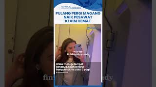 Viral Video Wanita Pulang Pergi ke Tempat Magang Naik Pesawat, Klaim Lebih Murah dari Sewa Apartemen