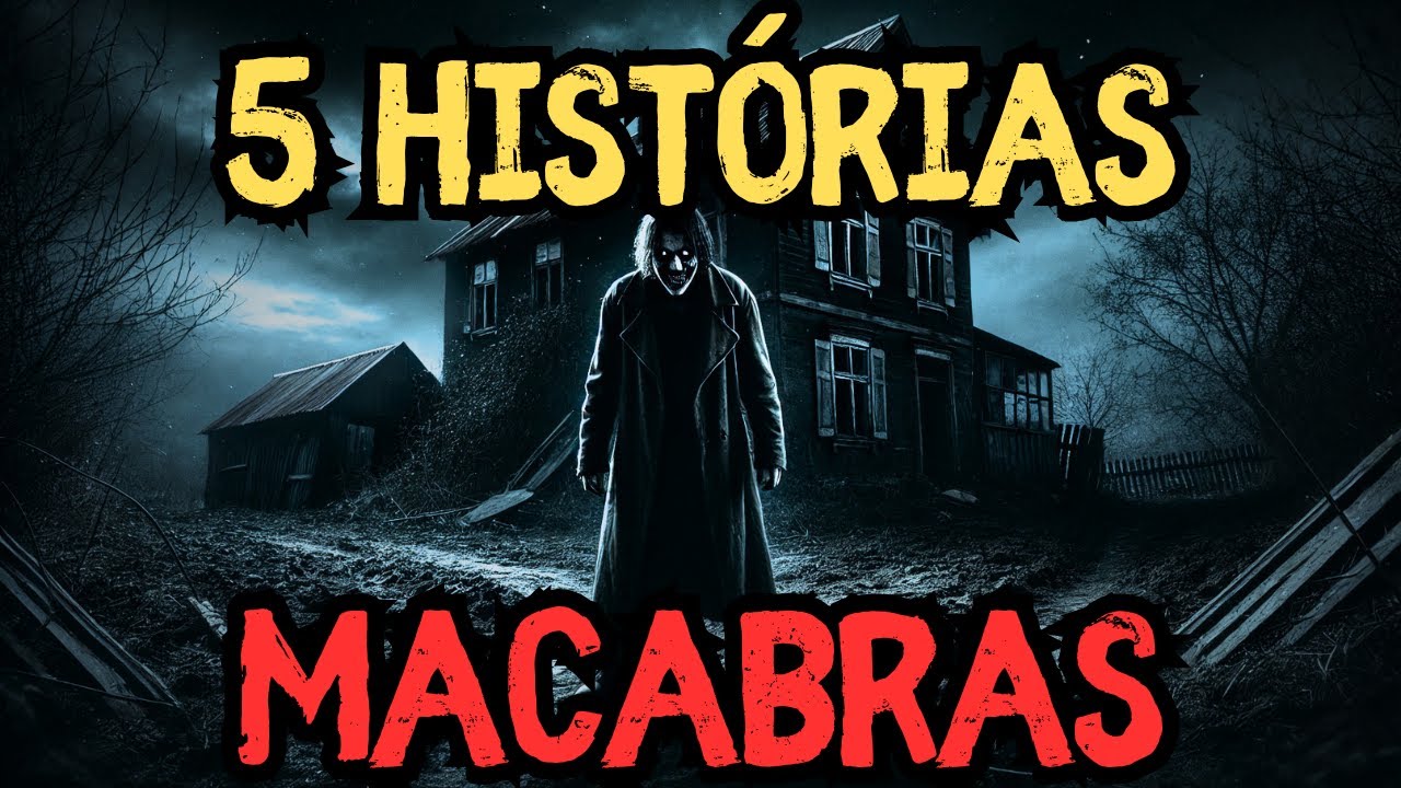 5 HISTÓRIAS/RELATOS ASSUSTADORES - COMPILADO - História de terror