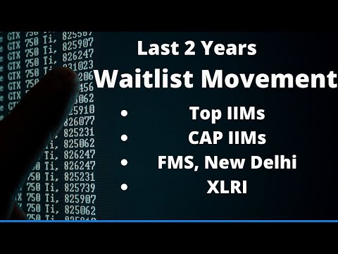 Waitlist Movement across IIMs and Top B-Schools| IIM Ahmedabad, CAP IIM, FMS, XLRI | Prashant