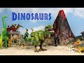 Discover Dinosaurs Diorama Kid S Craft With An Erupting Paper Mache Volcano