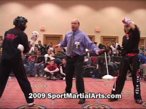 Sergio Calva v Jack Felton - Men's team sparring eliminations - 2009 NBL Supergrands