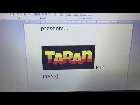 Taran Pan (1953) part 1 (A) - Opening Credits (”The Second Star to the Right”) (Part 2)