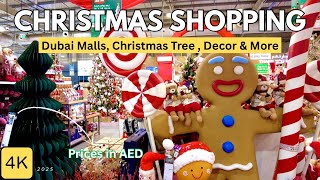 Dubai Christmas Shopping! 🎄Best Malls, Holiday Decor, Festive Finds (Nov 2025) 4K
