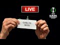 UEFA EUROPA CONFERENCE LEAGUE KNOCKOUT ROUND PLAY-OFF DRAW LIVE STREAM