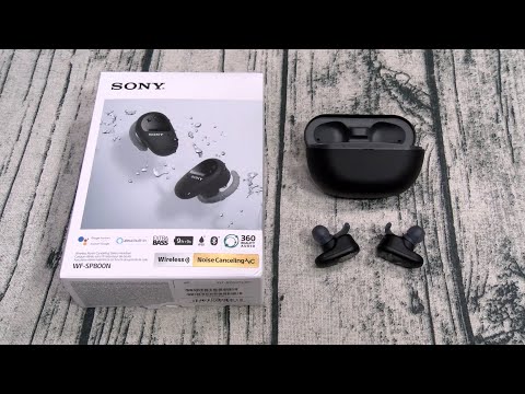 External Review Video DvzQAqf8q1A for Sony WF-SP800N Truly Wireless Headphones w/ Noise Cancellation, Extra Bass & Weather Resistance