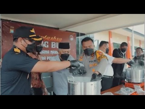 POLRES KARIMUN PEMUSNAHAN NARKOTIKA