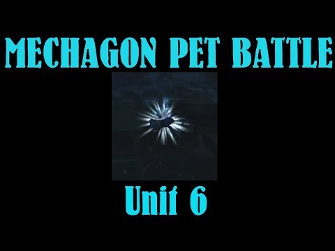 WoW BfA 8.2 Mechagon pet battle: Unit 6