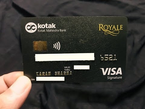 Kotak Mahindra Bank | Royale Signature Credit Card | Unboxing