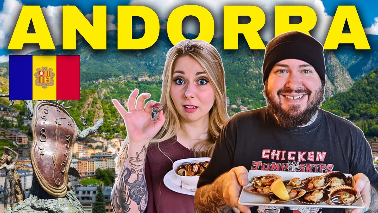 Our FIRST IMPRESSIONS of ANDORRA 🇦🇩 - BEST FOOD in Andorra la Vella!
