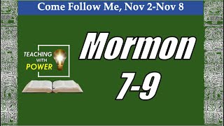 Mormon 1-6 Come Follow Me, (Nov 2-Nov 8)