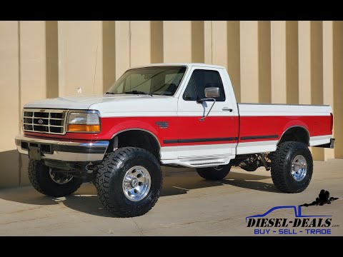 WWW.DIESEL-DEALS.COM (SOLD) LIFTED 1997 FORD F350 REGULAR CAB 4X4 7.3 POWERSTROKE TURBO DIESEL