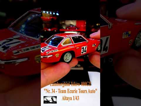 Thumbnail for Lamborghini Islero 400GT "Nr. 34 - Team Ecurie Tours Auto" - Altaya 1/43 by Lamborghini Islero