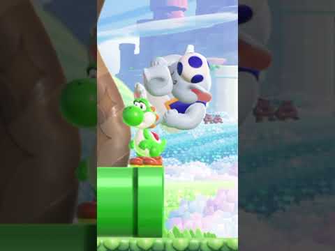 🍎 5 SECRETS DETAILS of YOSHI in MARIO WONDER 🍏 #Shorts #SuperMario