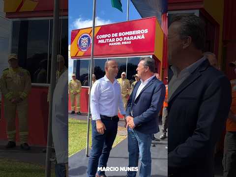 Inauguramos o 2º quartel de bombeiro integrado do Paraná em Manoel Ribas 🚒🔥