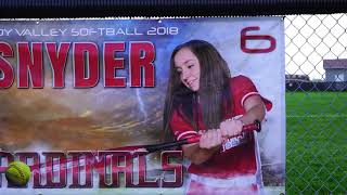 Softball banners