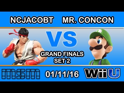 MSM 32 - SoL | NCJacobT (Ryu) Vs. SCB | Mr. ConCon (Luigi) Grand Finals Set 2 - Smash Wii