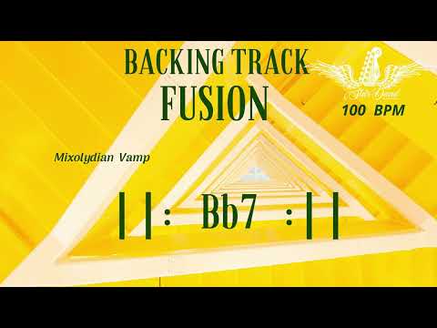 Backing Track Fusion in Bb7 Mixolydian  Vamp