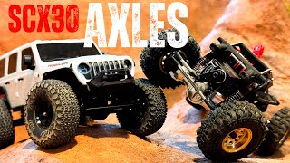 SCX30 Axles! Meus Isokinetic & Injora Planet +3mm axles & more!