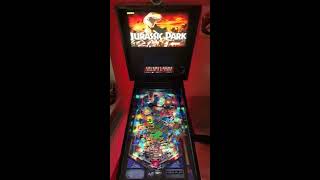 Visual Pinball Jurassic Park VPX gameplay. Video Flipper.