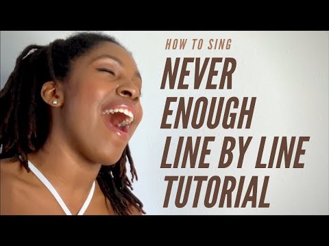 How To Sing NEVER ENOUGH from The Greatest Showman LIKE A PRO