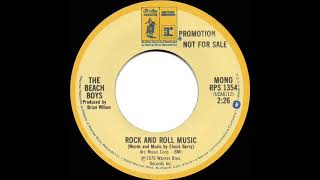 1976 Beach Boys - Rock And Roll Music (mono radio promo 45)