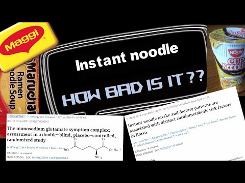 Instant Noodle - Impact on human health? Scientific studies