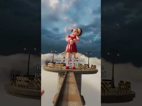 it's scary to be honest 🗣 || #squidgame#125#leedavid#season3#shorts#jumprope ||