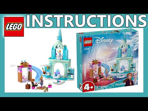 LEGO instructions | Elsa's Frozen Castle | 43238 | LEGO Disney 2024