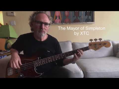 Studying this incredible bass line on this XTC song “mayor of Simpleton”  Colin Moulding is a genius
