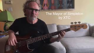 Studying this incredible bass line on this XTC song “mayor of Simpleton”  Colin Moulding is a genius