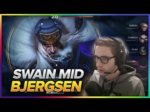 674. Bjergsen Swain vs Cho'Gath Mid - Patch 8.9 Season 8 - BJERGSEN STREAM