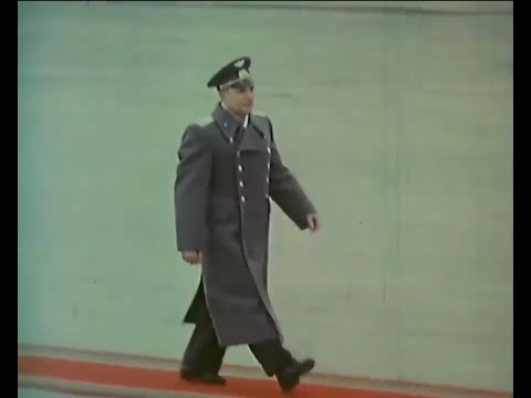 Yuri Gagarin parade after back from space