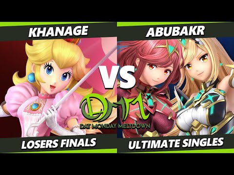 DAT MM 316 LOSERS FINALS - Khanage (Peach) Vs. Abubakr (Pyra Mythra) Smash Ultimate - SSBU
