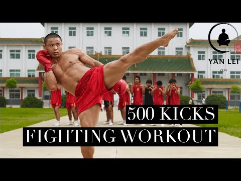 500 Kicks   Fighting Workout  that you can do at home