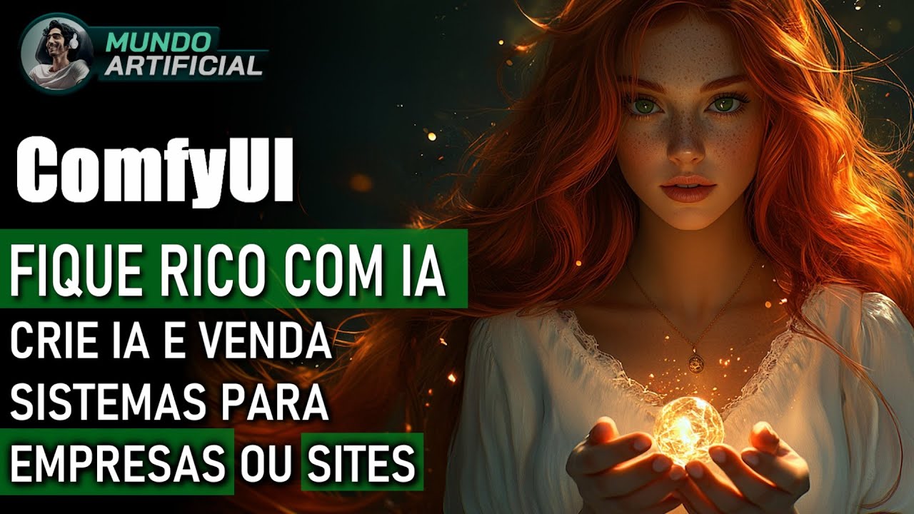 A IA que Cria OUTRAS IAs! Instalação/Uso Online de ComfyUI! Sua nova mina de OURO