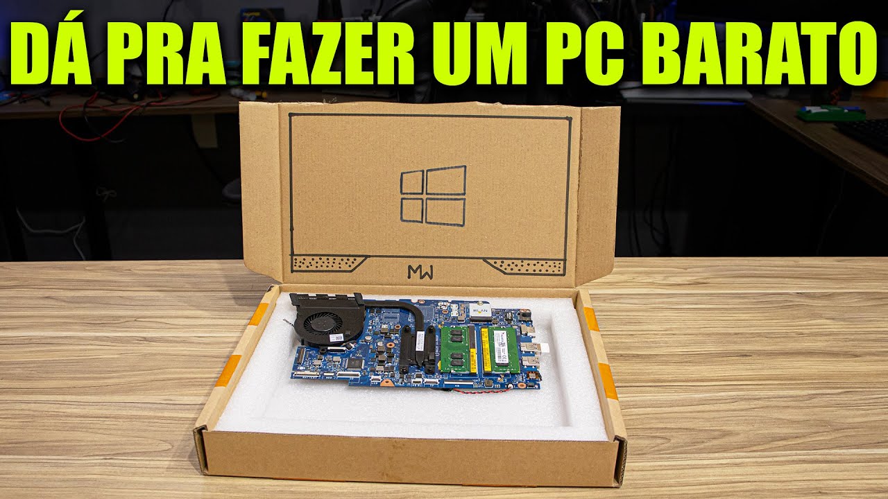 COMPREI UMA PLACA MÃE DE NOTEBOOK PRA FAZER UM PC BARATO