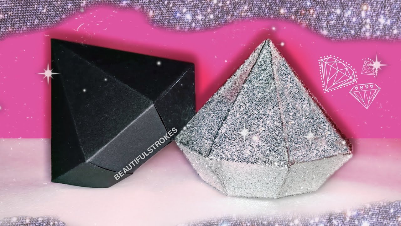 DIY 3D PAPER DIAMOND