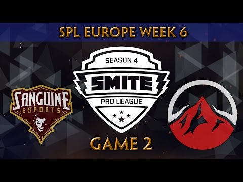 SMITE Pro League S4 Spring Split Week 6 (EU) - Sanguine vs. Elevate (Game 2)