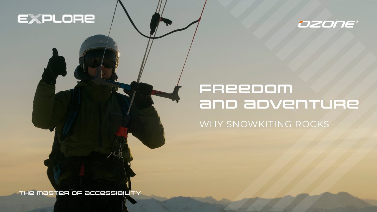 Best trip ever! Snowkiting in New Zealand | Explore V3